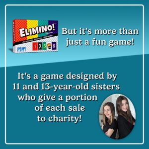 Elimino! Card Game - Designed by 11 & 13 Year Old Sisters! A Modern Update on The Classic Card Game Garbage (or Trash) | Great Gift Idea for Kids, Teens, Adults, Friends & Family Fun (Ages 7+)