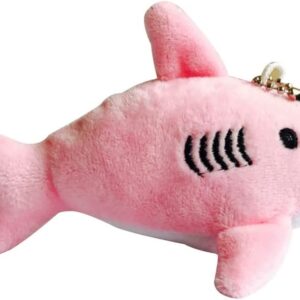 Rosojodg 1Pc Blue 12cm Cute Shark Plush Stuffed Hanging Doll Key Chain Pendant Bag Decor Plush Figure Toys