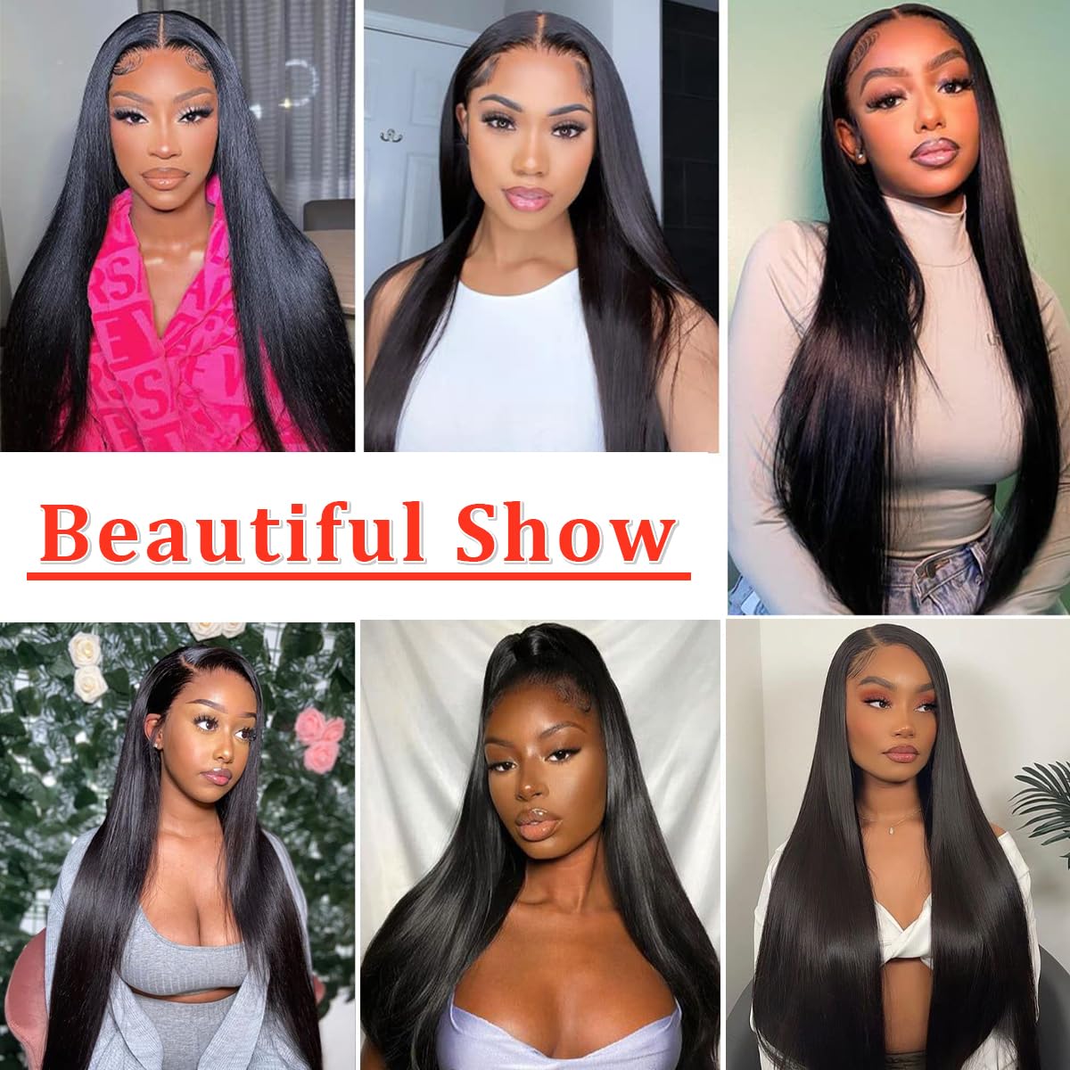 UYGLJK 30 Inch Straight Lace Front Wigs Human Hair Pre Plucked 200 Density 13x4 HD Lace Front Wigs Human Hair for Women Straight Glueless Lace Frontal Wigs Human Hair With Bleached Knots