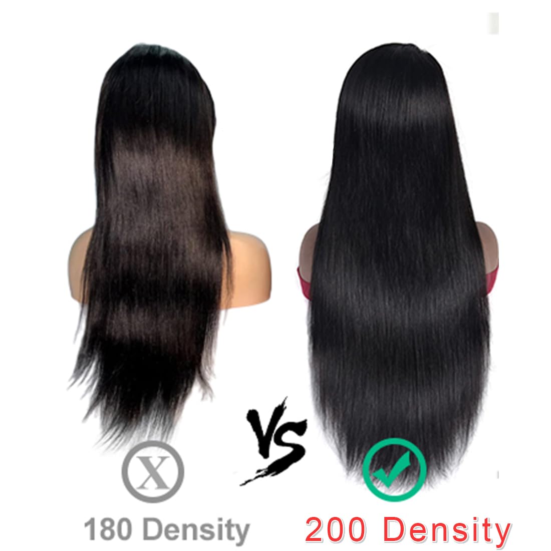 UYGLJK 30 Inch Straight Lace Front Wigs Human Hair Pre Plucked 200 Density 13x4 HD Lace Front Wigs Human Hair for Women Straight Glueless Lace Frontal Wigs Human Hair With Bleached Knots