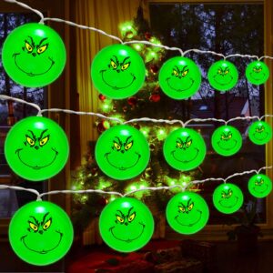 gygot christmas lights,20 led 10 ft battery operated christmas string lights, christmas decorations for tree home garden indoor outdoor decor