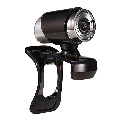 IUPPA 480P Webcam Live Streaming Webcam 360 Degree Rotatable USB Web Camera for PC Laptop Clip-On Webcam for Video Conference Meeting Gaming Desktop Office