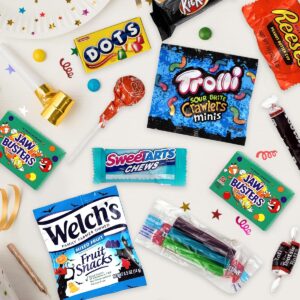 Bulk Holiday Candy Chocolate Individaully Wrapped Assortment Mix - Fun Size Treats Chocolates Candy Variety - Kit Kat, Dots, Welch’s Sweets for Kids and Adults (5 LB)