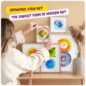 Paint Spin Art Machine Kit for Kids - Arts & Crafts for Boys & Girls Ages - Art Craft Set Easter Gifts for 6-9 Year Old Boy, Girl- Cool Painting Spinner Toys Kits Sets - Birthday Gift Ideas 6 7 8 9