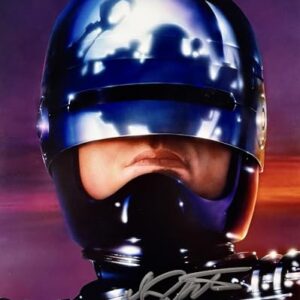 PETER WELLER Autograph Signed 8" x 10" ROBOCOP PHOTO Alex Murphy JSA Witnessed CERTIFIED AUTHENTIC WA195503