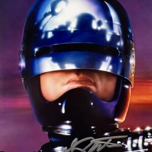 PETER WELLER Autograph Signed 8" x 10" ROBOCOP PHOTO Alex Murphy JSA Witnessed CERTIFIED AUTHENTIC WA195503