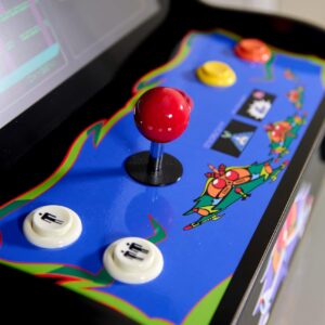 Doc and Pies Arcade Factory Classic Home Arcade Machine - Tabletop and Bartop - 412 Retro Games - Full Size LCD Screen, Buttons and Joystick (Black)