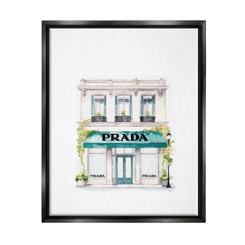 Stupell Industries Urban Fashion Shop Framed Floater Canvas Wall Art by Amanda Greenwood