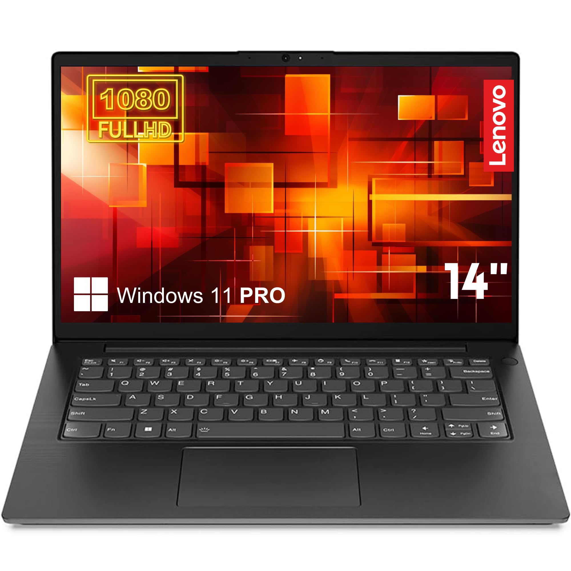 Lenovo Newest V14 Gen-4 Laptop for Business or Student, 1TB SSD Storage, AMD Ryzen 5 7520U (Beat i5-1135G7), 14" FHD Display, Dolby Audio,HDMI,Type-C,Ethernet,Win11 PRO,w/WOWPC 500GB Hard Drive Bundle