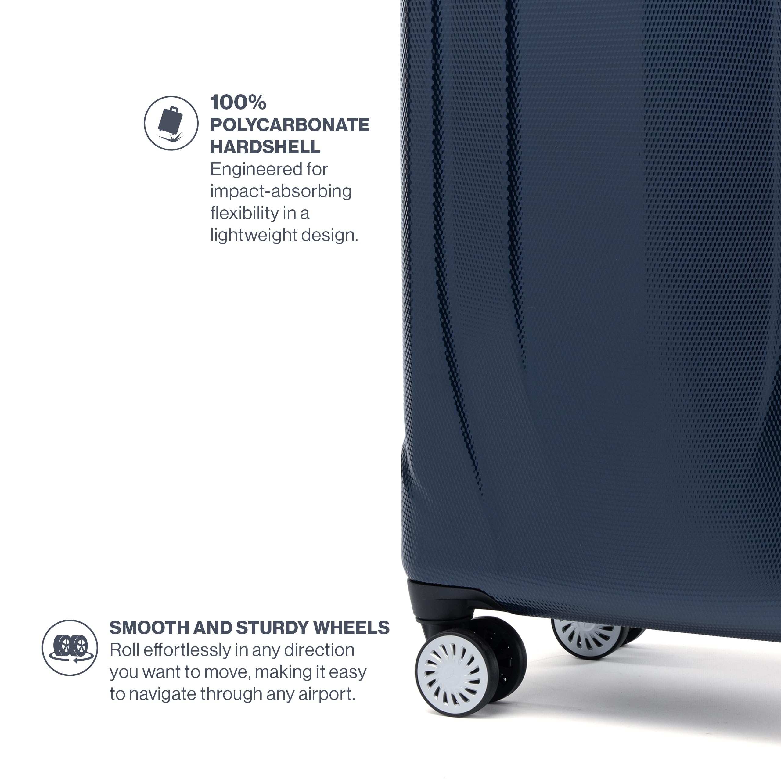 Travelpro Pathways 3 Hardside Expandable Luggage, 8 Spinner Wheels, Lightweight Hard Shell Suitcase, Checked Large 28 Inch, Royal Blue