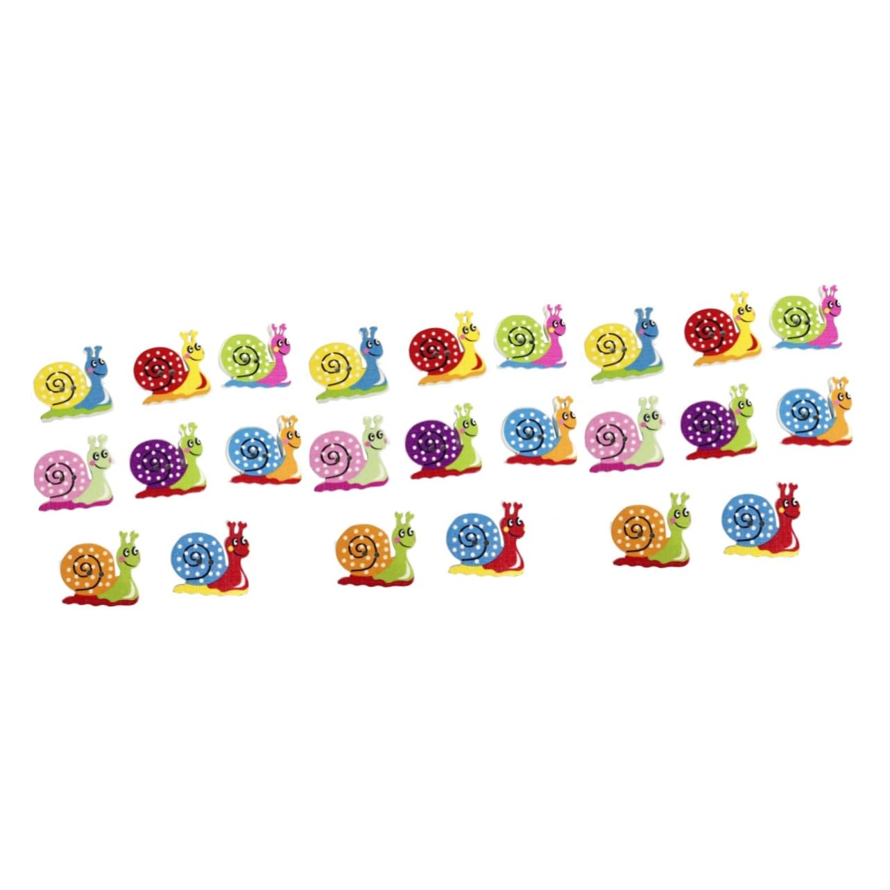 150 Pcs Mixed Color Buttons Colorful Printed Buttons DIY Assorted Snaps Wooden Snaps Wood Buttons