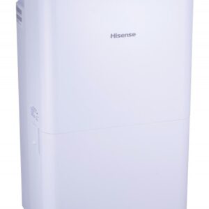 Hisense 50 Pint 3-Speeds Dehumidifier, 3 Modes – Auto, Continuous, Manual, 115v, LED Display, Noise Level 46 dB, 24-hour on/off timer, Up to 4500 sq. ft. - DH7021K1W (Renewed)