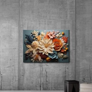 Large Neutral Decor, Living Room Painting BOHO Modern Canvas, Large Abstract Canvas Art Original 3D Abstract Prints, Modern Minimalist Wall Art