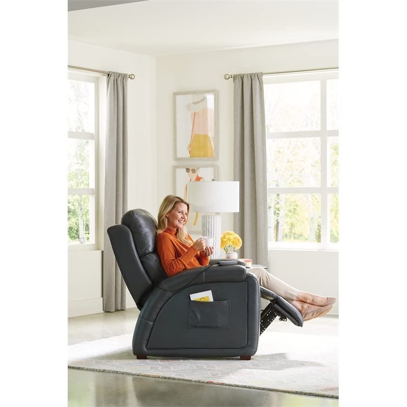 Catnapper Decompress Power Zero Gravity Recliner in Gray Leather