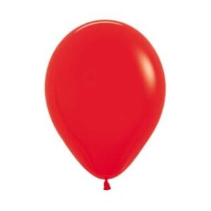 sempertex fashion 5 inch balloons 50 count (red)