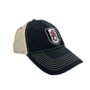 1863fc fulham fc vintage trucker hat - black