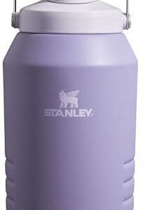 Stanley Iceflow Fast Flow Jug | Recycled Stainless Steel Water Tumbler | Keeps Drink Cold and Iced for Hours | Easy Carry Handle | 96 OZ | Lavender