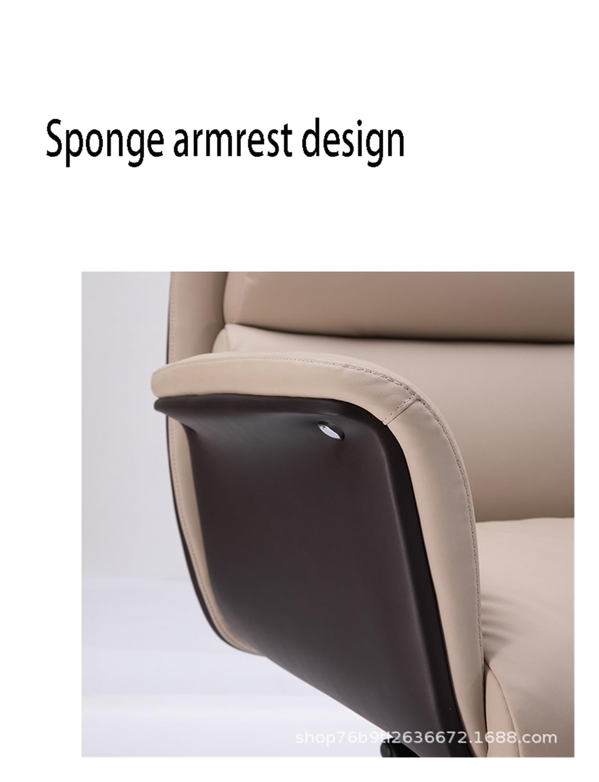 Home Office Desk Chairs, Swivel Chair Genuine Leather Home Computer Chair Office Chair Modern Simple Ergonomic Lift Swivel Chair