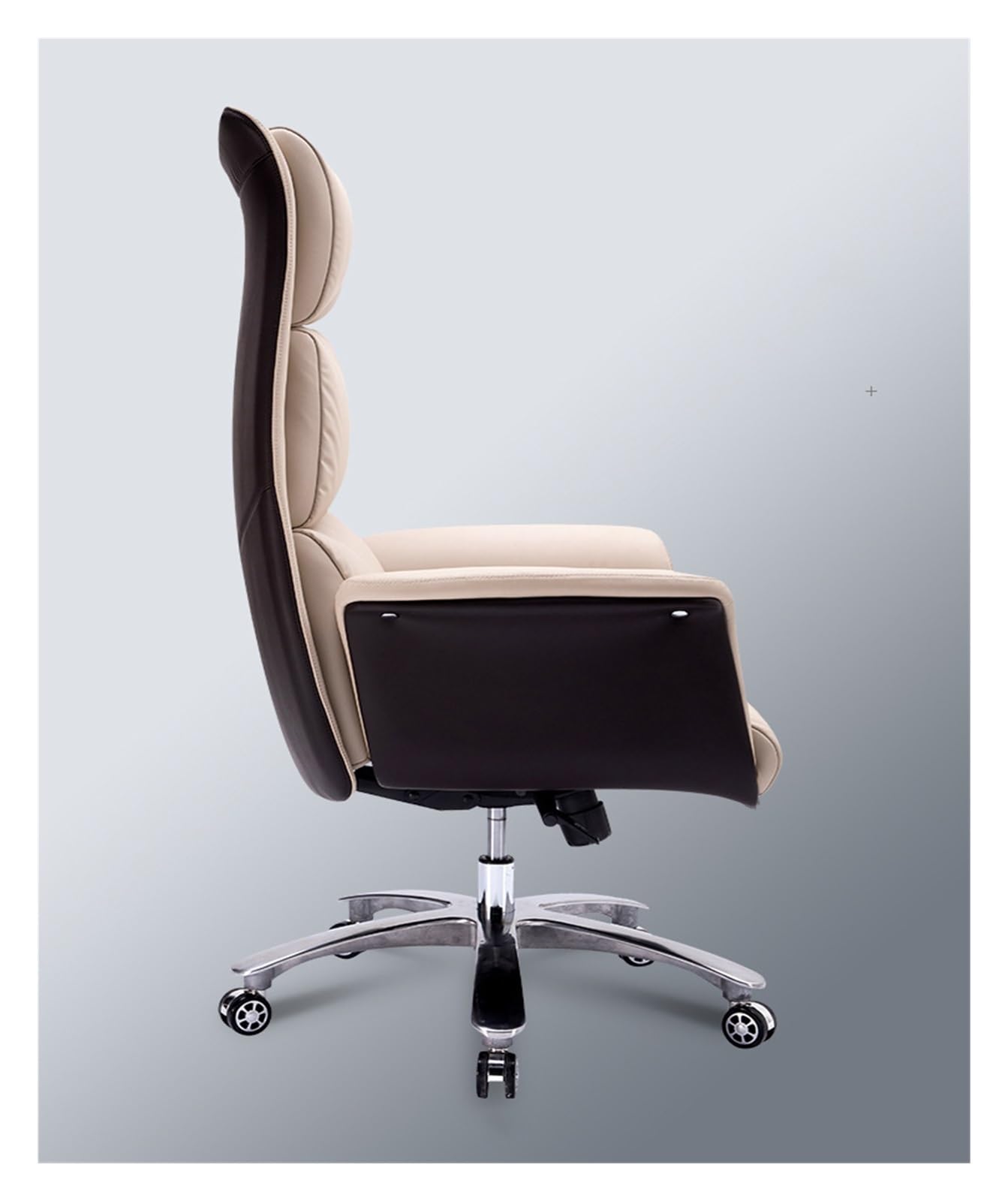 Home Office Desk Chairs, Swivel Chair Genuine Leather Home Computer Chair Office Chair Modern Simple Ergonomic Lift Swivel Chair