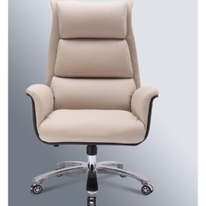 Home Office Desk Chairs, Swivel Chair Genuine Leather Home Computer Chair Office Chair Modern Simple Ergonomic Lift Swivel Chair