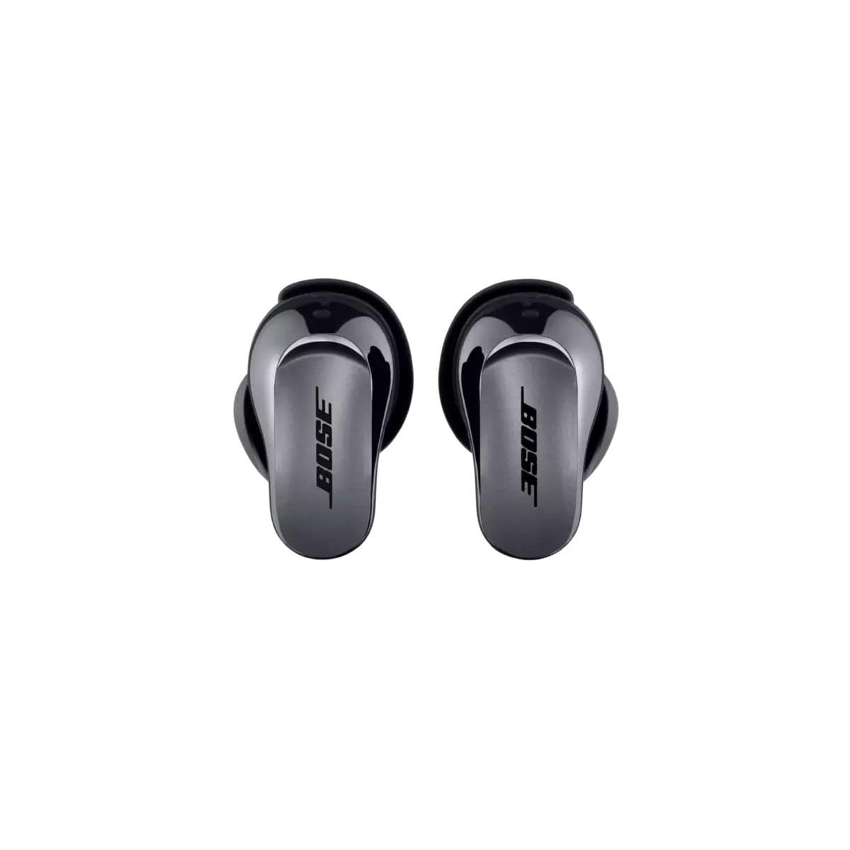 Bose QuietComfort Ultra True Wireless Bluetooth Adjustable Noise Cancelling Earbuds, Spatial Audio, Up to 6 Hours of Play Time, Black Bundle with Alternate Sizing Kit