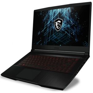 MSI GF63 Gaming Laptop, 15.6" FHD IPS 144Hz, Intel Core i5-11400H(6 Cores) up to 4.50GHz, GeForce RTX 3050, 64GB RAM, 2TB NVMe SSD, Thunderbolt 4, WiFi6, Backlit KB, SPS HDMI, RJ45, Win 11 Pro, Black