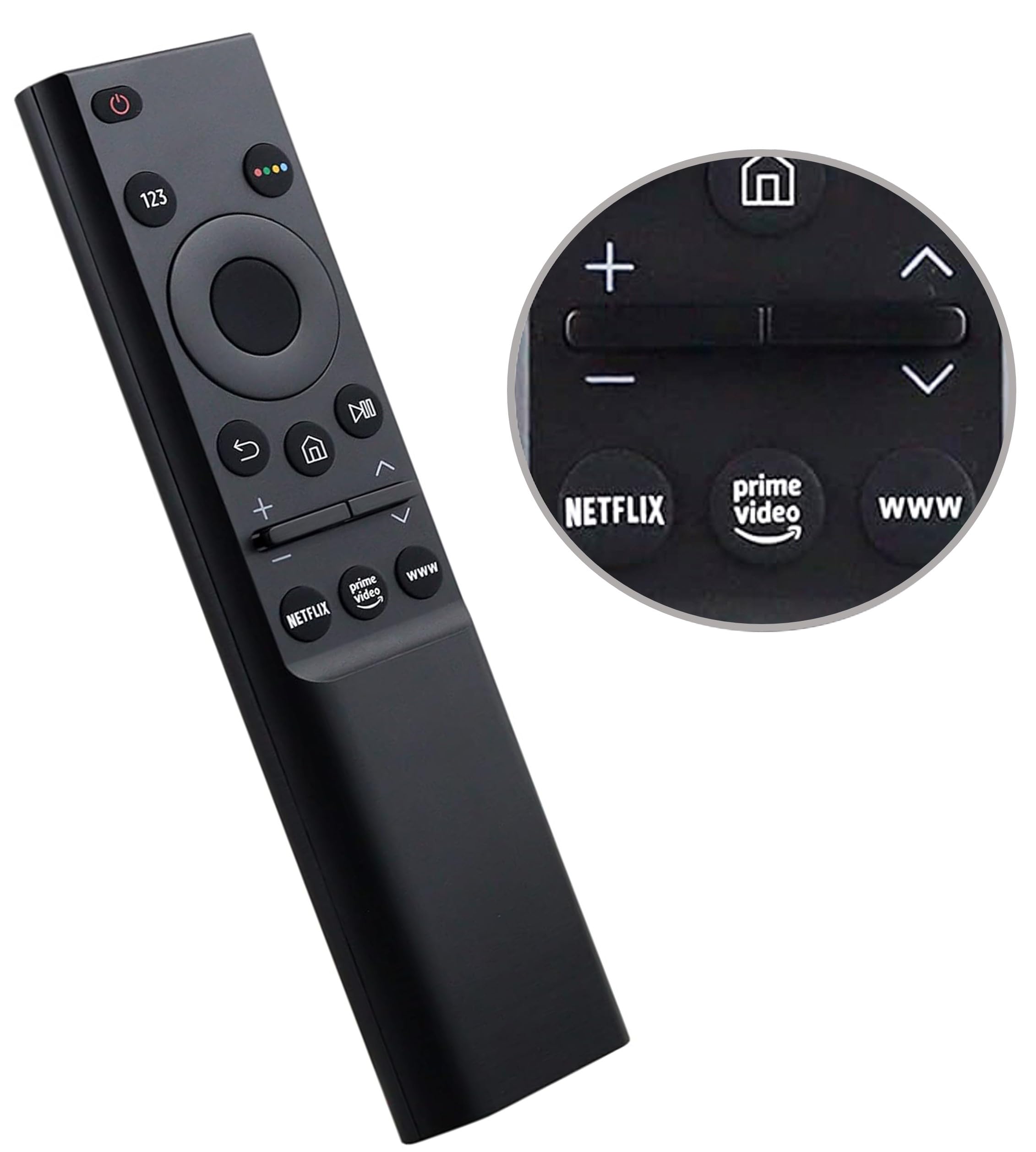 Universal Remote Control Compatible with All Samsung TV LED HDTV UHD SUHD HDR LCD Frame Curved QLED 4K 8K 3D Smart TVs