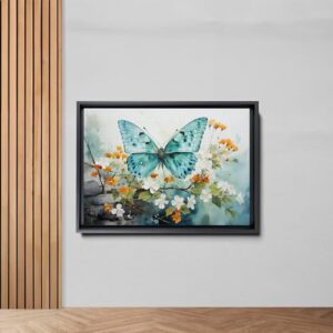 Abstract Painting Buy Canvas Wall Art, Butterfly Painting Art, Butterfly canvas, bedroom Butterfly wall art,Watercolor abstract Butterfly canvas painting