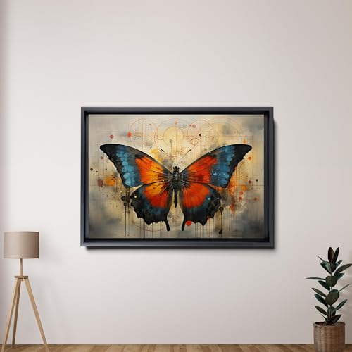 Abstract Painting Buy Canvas Wall Art, Butterfly Painting Art, Butterfly canvas, bedroom Butterfly wall art,Watercolor abstract Butterfly canvas painting