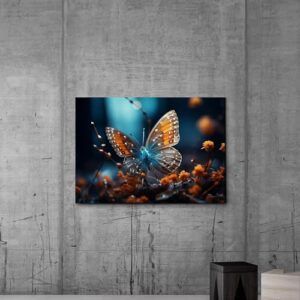 Abstract Painting Buy Canvas Wall Art, Butterfly Painting Art, Butterfly canvas, bedroom Butterfly wall art,Watercolor abstract Butterfly canvas painting