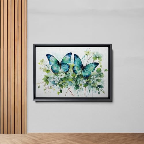 Abstract Painting Buy Canvas Wall Art, Butterfly Painting Art, Butterfly canvas, bedroom Butterfly wall art,Watercolor abstract Butterfly canvas painting