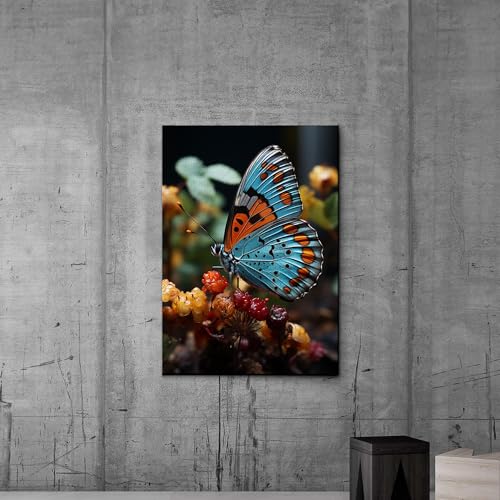 Abstract Painting Buy Canvas Wall Art, Butterfly Painting Art, Butterfly canvas, bedroom Butterfly wall art,Watercolor abstract Butterfly canvas painting