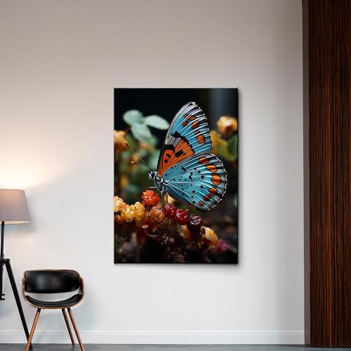 Abstract Painting Buy Canvas Wall Art, Butterfly Painting Art, Butterfly canvas, bedroom Butterfly wall art,Watercolor abstract Butterfly canvas painting