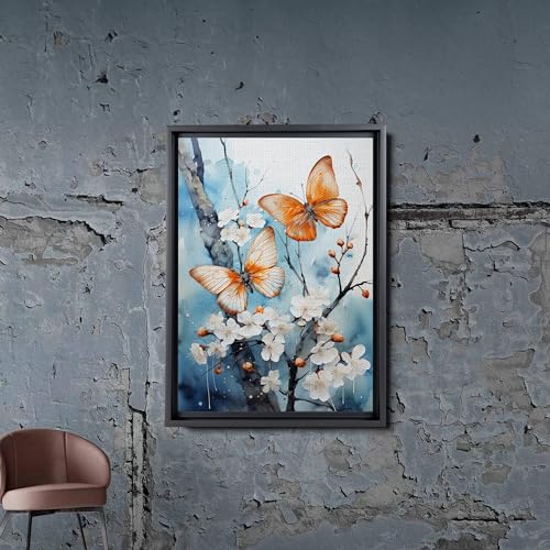 Abstract Painting Buy Canvas Wall Art, Butterfly Painting Art, Butterfly canvas, bedroom Butterfly wall art,Watercolor abstract Butterfly canvas painting