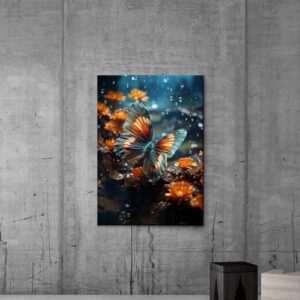 Abstract Painting Buy Canvas Wall Art, Butterfly Painting Art, Butterfly canvas, bedroom Butterfly wall art,Watercolor abstract Butterfly canvas painting