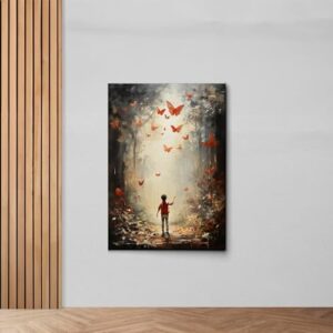 Abstract Painting Buy Canvas Wall Art, Butterfly Painting Art, Butterfly canvas, bedroom Butterfly wall art,Watercolor abstract Butterfly canvas painting