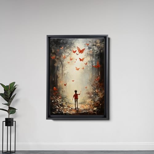 Abstract Painting Buy Canvas Wall Art, Butterfly Painting Art, Butterfly canvas, bedroom Butterfly wall art,Watercolor abstract Butterfly canvas painting