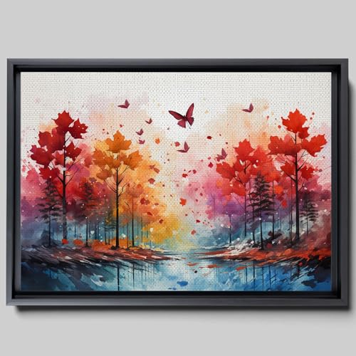 Abstract Painting Buy Canvas Wall Art, Butterfly Painting Art, Butterfly canvas, bedroom Butterfly wall art,Watercolor abstract Butterfly canvas painting