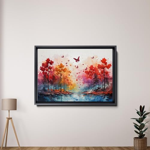 Abstract Painting Buy Canvas Wall Art, Butterfly Painting Art, Butterfly canvas, bedroom Butterfly wall art,Watercolor abstract Butterfly canvas painting