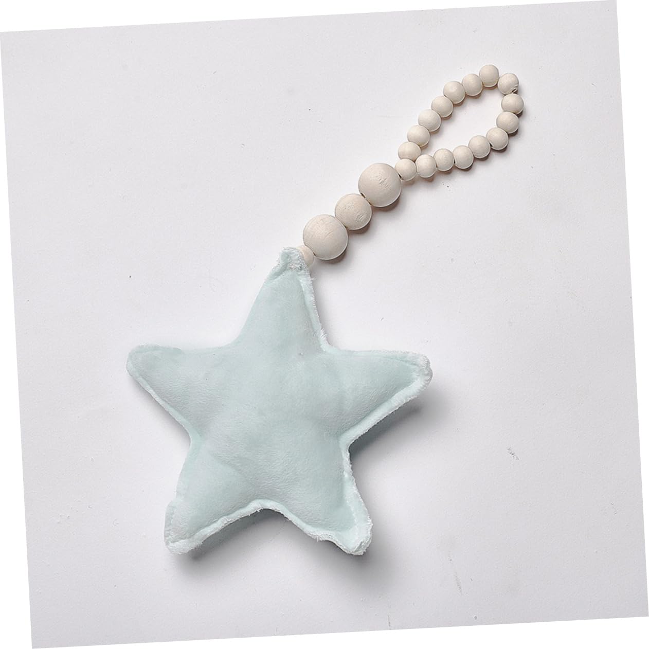 Abaodam 3pcs Farmhouse Tassels Beads Prayer Beads Hanging Decoration Decorative Hanging Beads Moon and Star Moon Mobile Moon Star Heart Wall Decoration Bling Decor Wooden Baby Bamboo Set