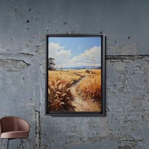 Samsung Frame TV Art Wildflower Field, Flower Meadow, Vintage print, print print, Wall Art, Home Decor