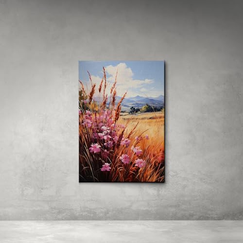 Frame TV Art Spring, Samsung Frame TV art, Wildflower Field, Frame TV Art Vintage., Wall Art, Wall Decor