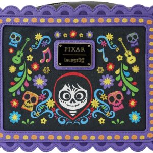 Loungefly Coco Miguel Calavera Floral Skull Crossbody Bag