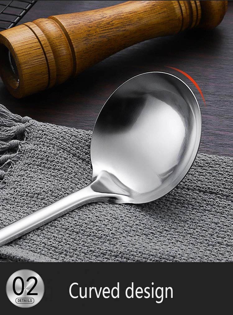 7Pieces Stainless Steel Kitchenware Set Cooking Spoon Shovel Spatula Soup Colander Home Kitchen Utensils Tools Gifts Kitchen