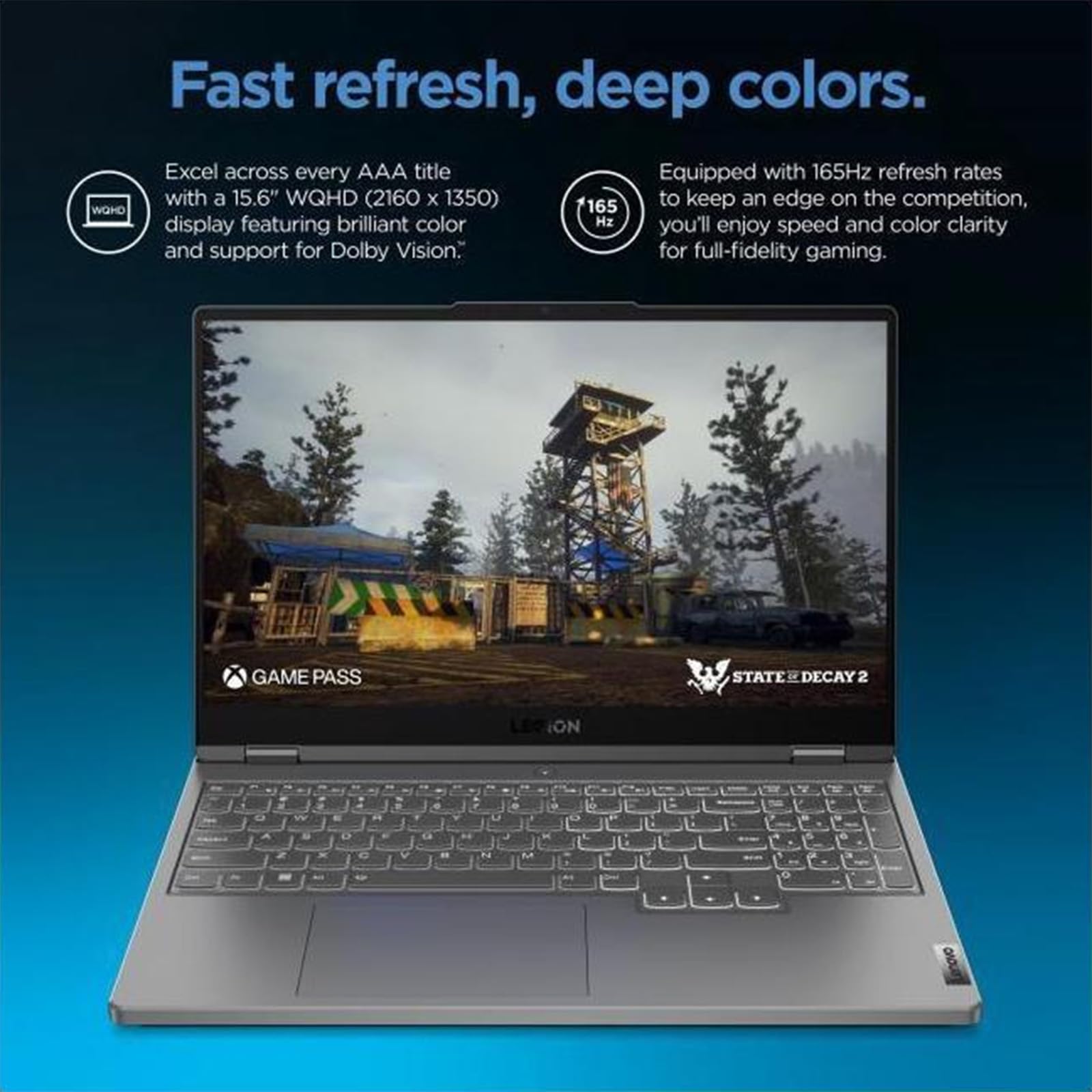 Lenovo Legion 5 Gaming Laptop, 15.6" 165Hz WQHD(2560x1440), Ryzen 7-7735HS, NVIDIA GeForce RTX 4060(140W), 64GB RAM, 1TB PCIe SSD, Window 11 Home, Backlit Keyboard, with HDMI