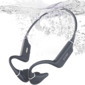 NANK Runner Diver2 Bone Conduction Headphones, IP68 Swimming Headphones with MP3 Player Built-in 32G Memory, Bluetooth 5.3 Open Ear Headphones with CVC6.0 Mic for Swimming Running Cycling Gym