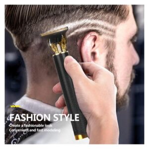 Hair Trimming Vintage T9 Hair Trimmer Machine Cordless Hair Cutter Finishing Machine Beard Clipper Hair for Men Rechargeable Electric Shaver Mini is Easy to use (Color : ABS Dragon)