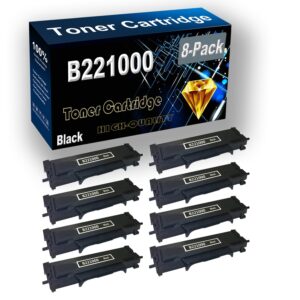 kolasels remanufactured toner cartridge replacement for b2236 mb2236 | b221000 for b2236dw, mb2236adw printer (8-pack black)