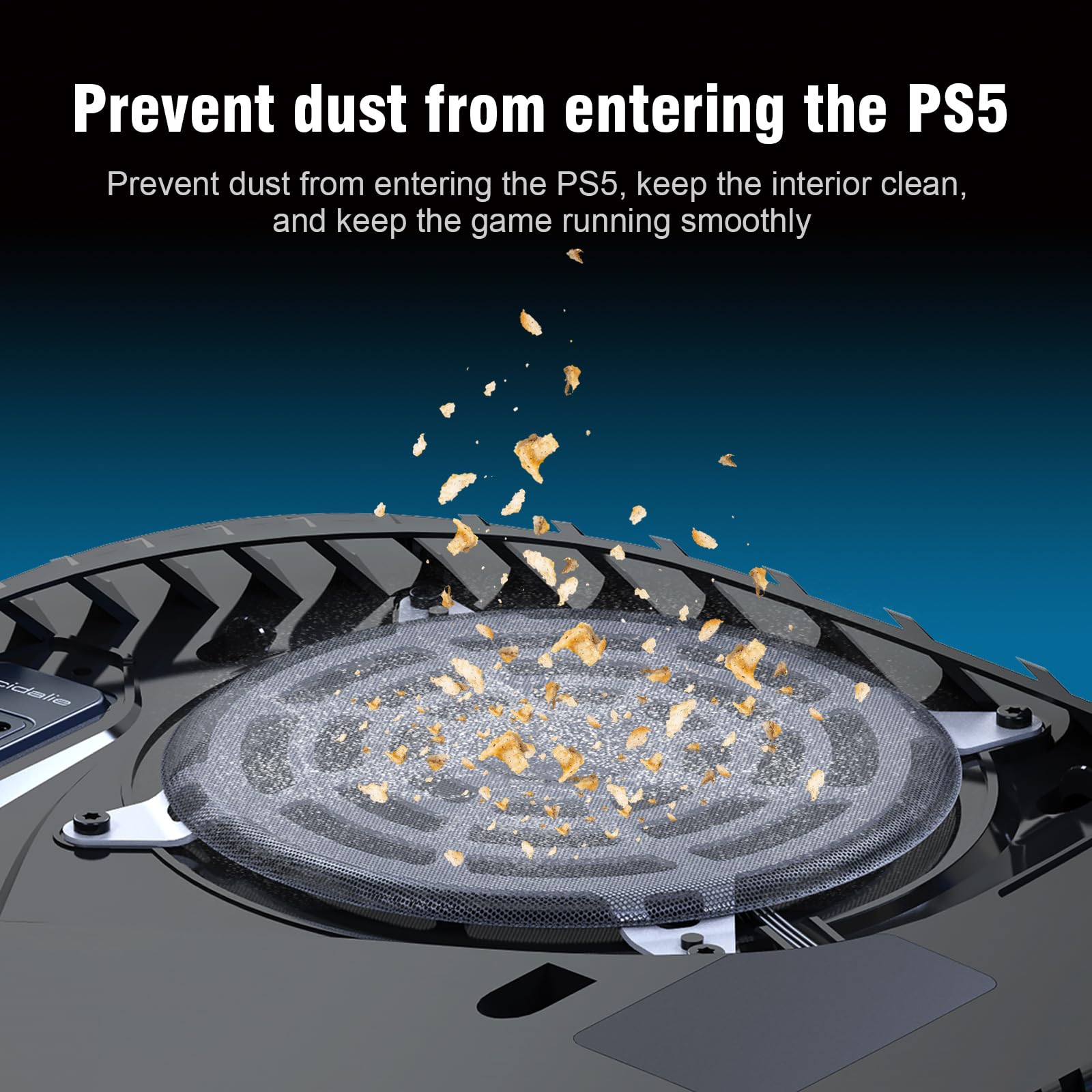 ACIDALIE PS5 fan dust filter-with 4PCS breathable ventilation dust filter- Comes with T8 screwdriver tool