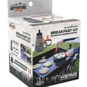 Blackstone AR 32 Ounce Collapsible Silicone Griddle Breakfast Tool Set with Heat Resistant Silicone Construction (4.65 x 4.65 x 6.85 Inches)